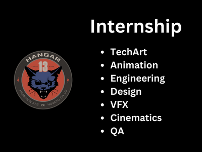 Various Internships oportunities at Hangar 13 studio
