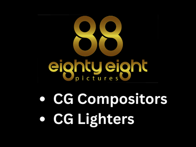 88 Pictures is hiring CG Compositors & CG Lighters