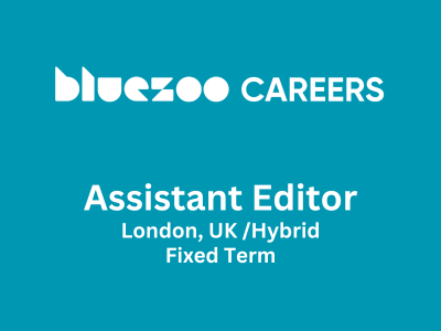 Assistant Editor required at Blue Zoo Studio