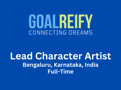 Goalreify is looking for Lead Character Artist