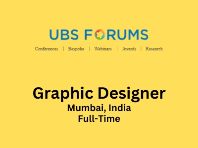 Graphic Designer required at UBS Forums