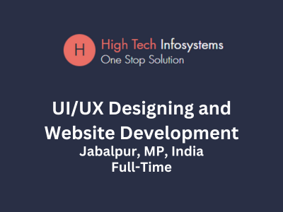 Hiring in UIUX Designing and Website Development department