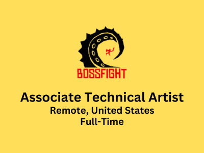 Job opening for Associate Technical Artist  Scene Implementor