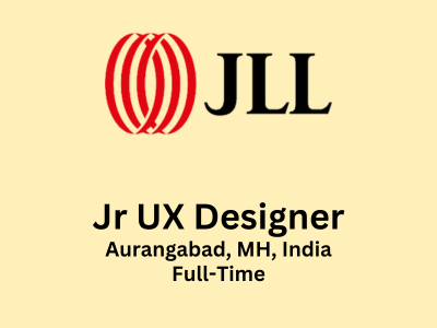 Jr UX Designer required at JLL Technologies