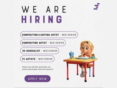 Latest VFX job openings at Stim Studio