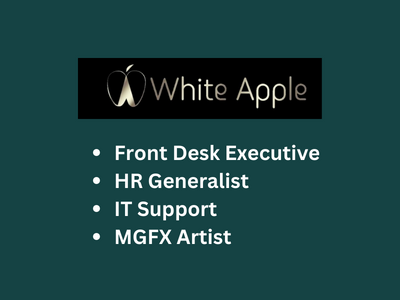 Latest job openings at White Apple LLP