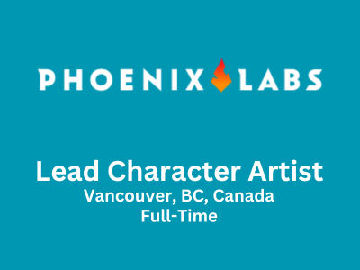 Lead Character Artist required at Phoenix Labs