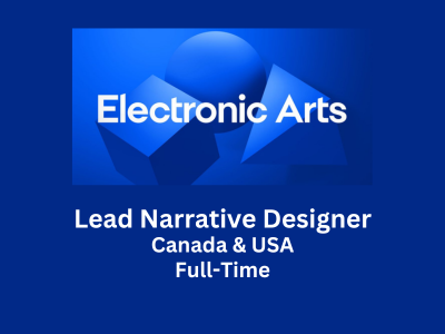 Lead Narrative Designer required at Electronic Arts