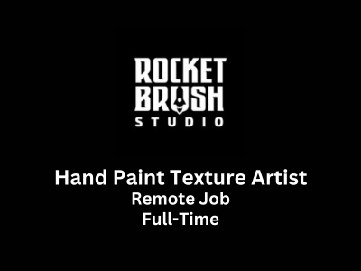 RocketBrush Studio is hiring Hand Paint Texture Artist