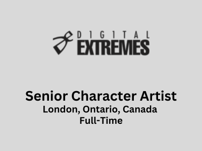 Senior Character Artist required at Digital Extremes