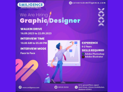 Walk-In-Drive at SMILIGENCE for Graphic Designer