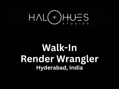 Walk-In for Render Wrangler at HaloHues Studios