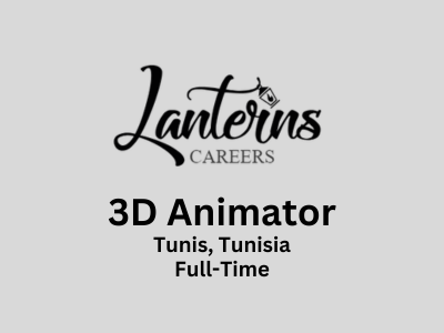 3D AnimatorCharacter Artist required at Lanterns