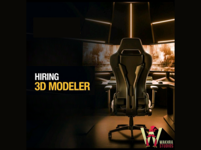 3D Modeler required at Wakhra Studios