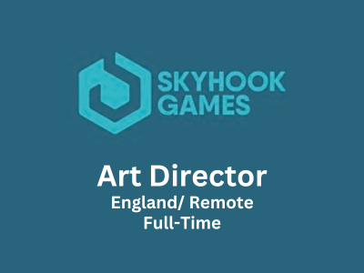 Art Director required at Skyhook Games Studio