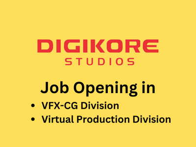 Digikore Studios is hiring for VFX-CG Division jobs