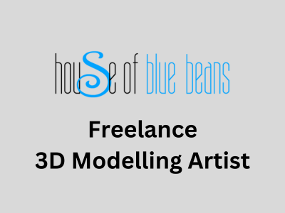 Freelance 3D Modelling Artist required at House of Blue Beans