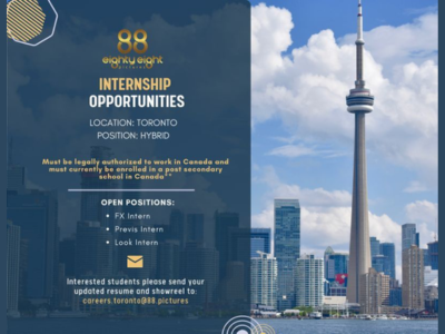 Internship opportunities open at 88 Pictures