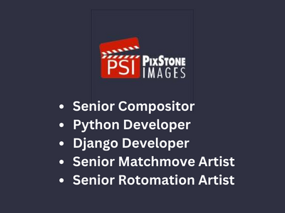 Latest job openings at Pixstone Images Pvt Ltd