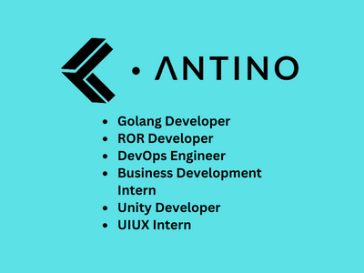 Latest job openings multiple jobs at Antino Labs
