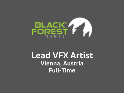 Lead VFX Artist required at Black Forest Games