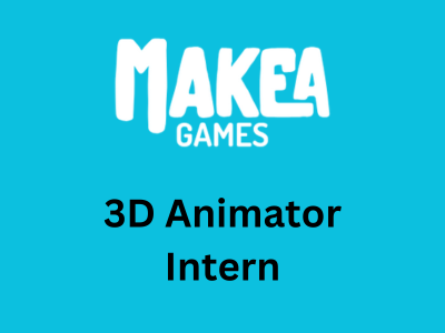 Makea Games Studio is hiring 3D Animator Intern