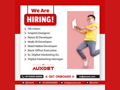 Multiple latest job openings at AUXOST