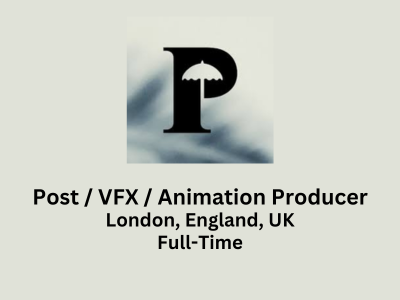 Parasol Island is hiring Post VFX Animation Producer