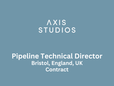 Pipeline Technical Director required at Axis Studios