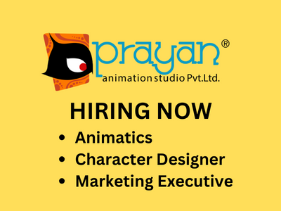 Prayan Animation studio hiring for latest job openings