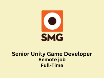 SMG is looking for an experienced Unity game developer