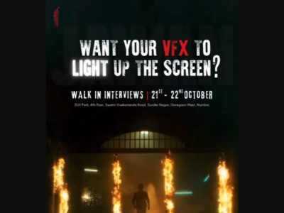 Walk-In-Interviews open at Red Chillies VFX Studio