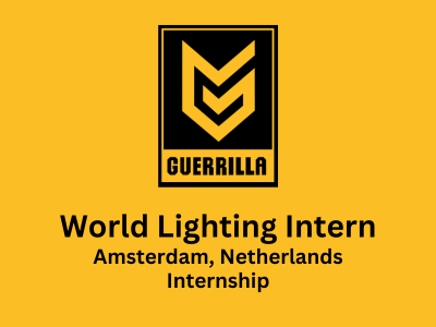 World Lighting Intern required at Guerrilla