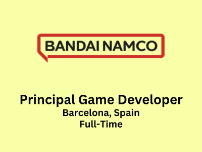 BANDAI NAMCO is hiring Principal Game Developer