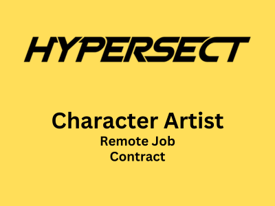 Character Artist required at Hypersect