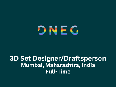 DNEG is seeking a proficient 3D Set DesignerDraftsperson