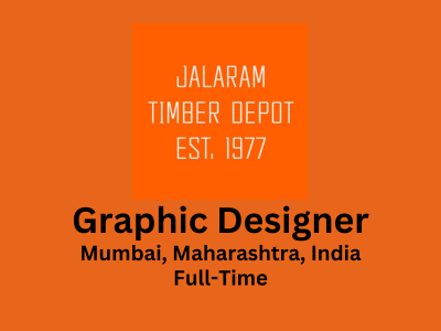 Graphic Designer required at Jalaram Timber Depot