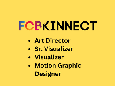 Multiple hirings are open at FCB Kinnect