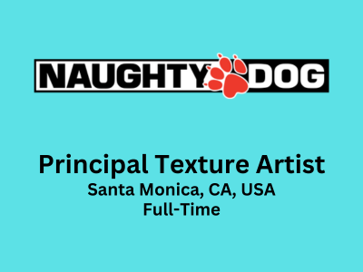 Principal Texture Artist required at Naughty Dog
