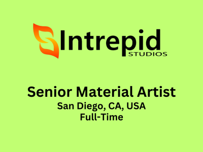Senior Material Artist required at Intrepid Studios