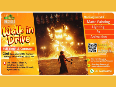 Walk-In-Drive at Greengold Animation for VFX openings