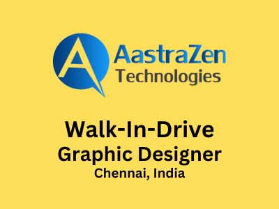 Walk-In-Drive for Graphic Designer at AastraZen