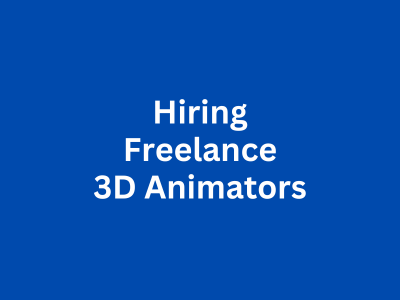 White Line is looking for freelance 3D Animators