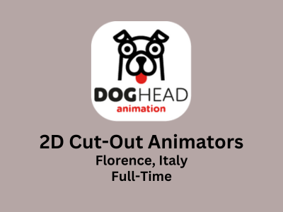 2D Cut-Out Animators required at DogHead Animation