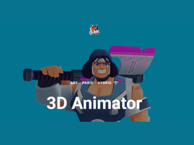 3D Animator required at Oh BiBi Studio