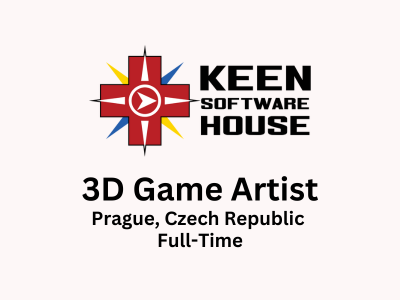 3D Game Artist required at Keen Software House