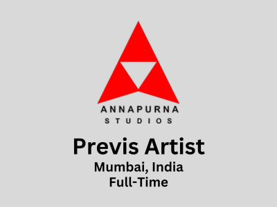 Annapurna Studios is looking for experienced Previs Artist
