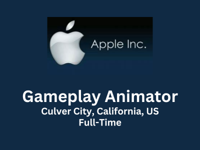 Apple is looking for Gameplay Animator