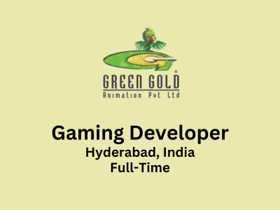 Green Gold has an opening for Gaming Developer