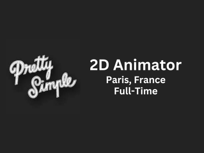 Job opening for 2D Animator at Pretty Simple